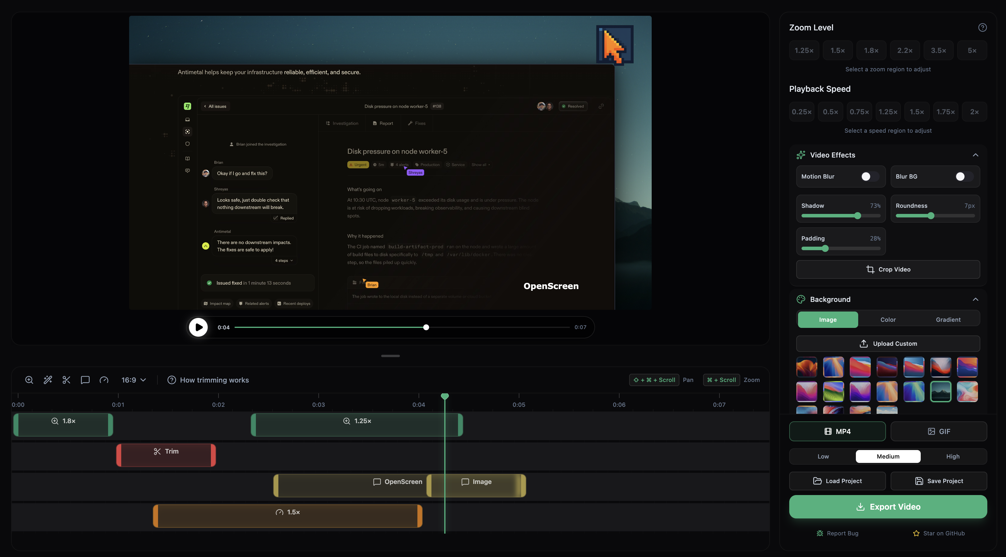 OpenScreen App Preview 4